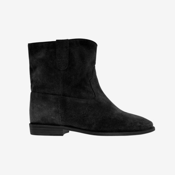 isabel marant crisi / jenny suede ankle boots - Picture 3 of 7